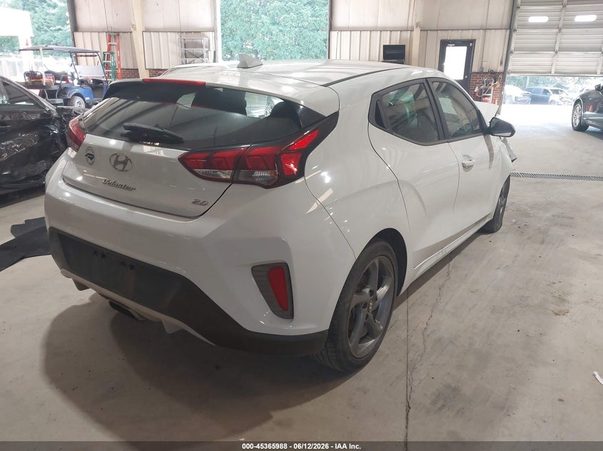 2020 Hyundai Veloster VIN KMHTG6AF7LU023556 IAAI salvage auction — FRONT END, Salvage (North Carolina), sold $325 on 2026-07-09 (photo 4)