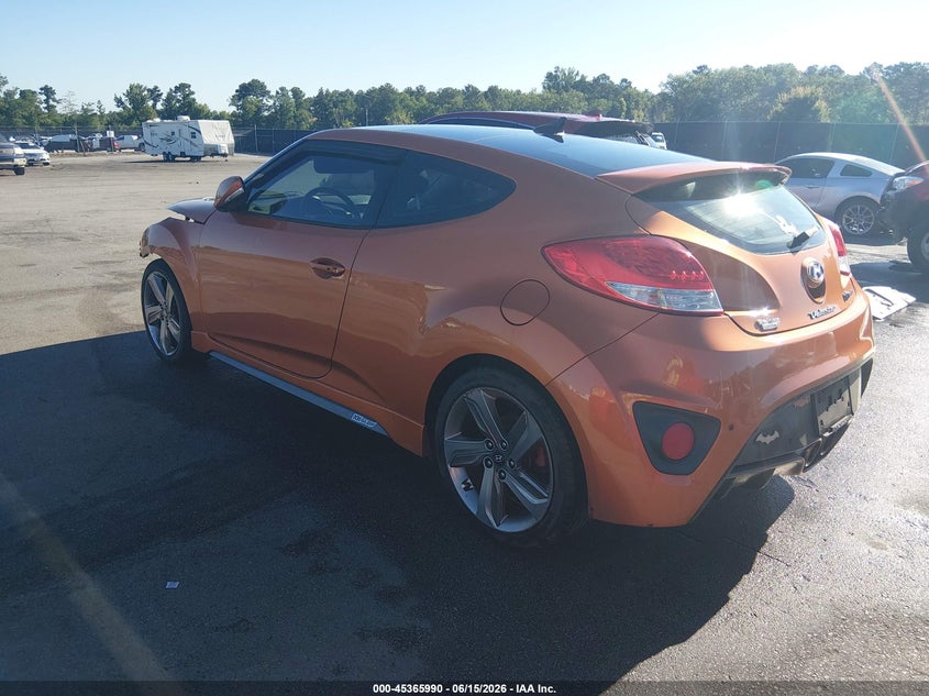 2013 Hyundai Veloster VIN KMHTC6AEXDU172693 IAAI salvage auction — FRONT END, Salvage (South Carolina), sold $275 on 2026-07-15 (photo 3)