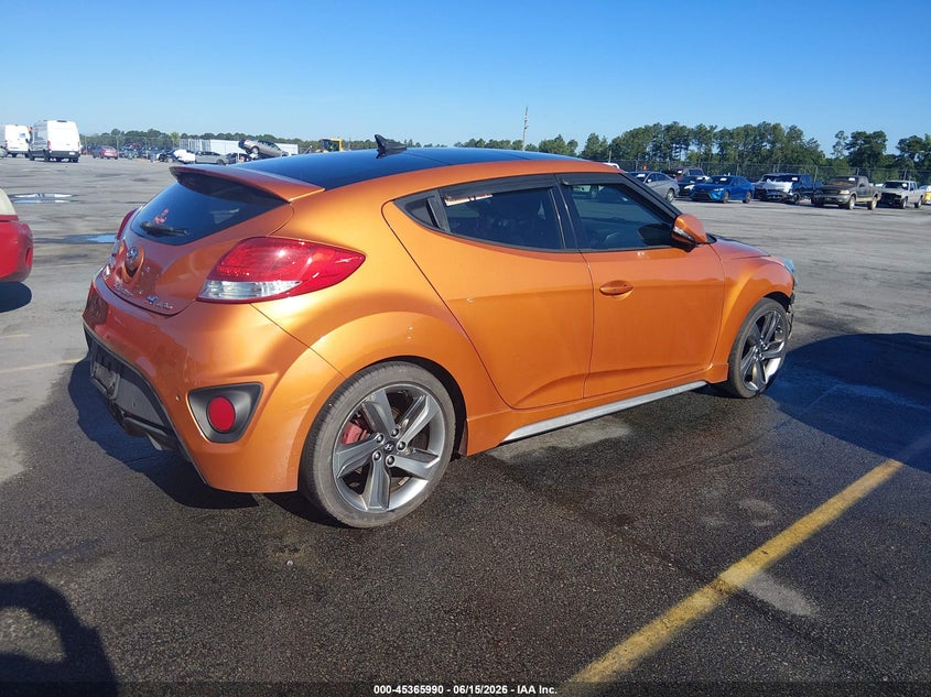 2013 Hyundai Veloster VIN KMHTC6AEXDU172693 IAAI salvage auction — FRONT END, Salvage (South Carolina), sold $275 on 2026-07-15 (photo 4)