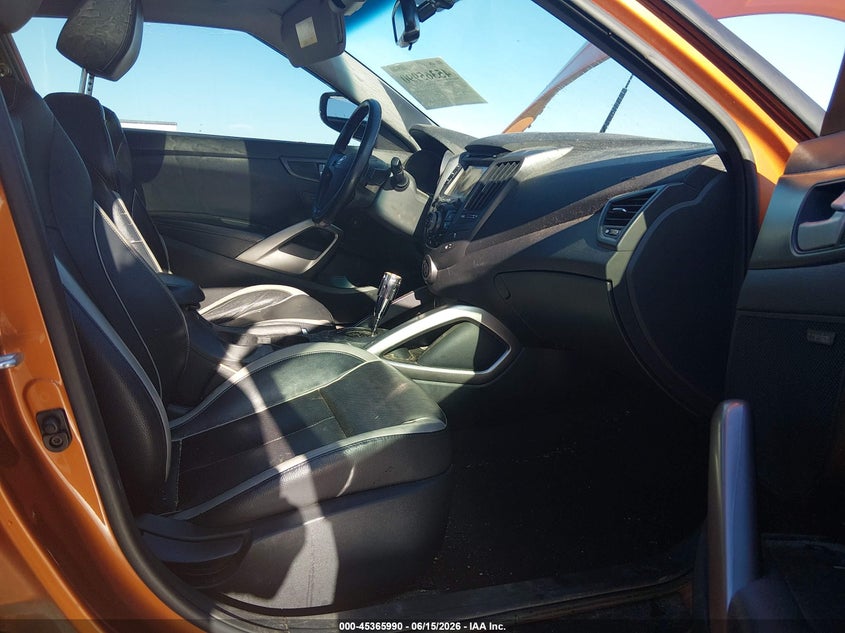 2013 Hyundai Veloster VIN KMHTC6AEXDU172693 IAAI salvage auction — FRONT END, Salvage (South Carolina), sold $275 on 2026-07-15 (photo 5)