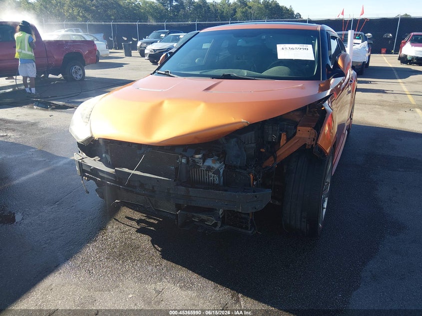 2013 Hyundai Veloster VIN KMHTC6AEXDU172693 IAAI salvage auction — FRONT END, Salvage (South Carolina), sold $275 on 2026-07-15 (photo 6)
