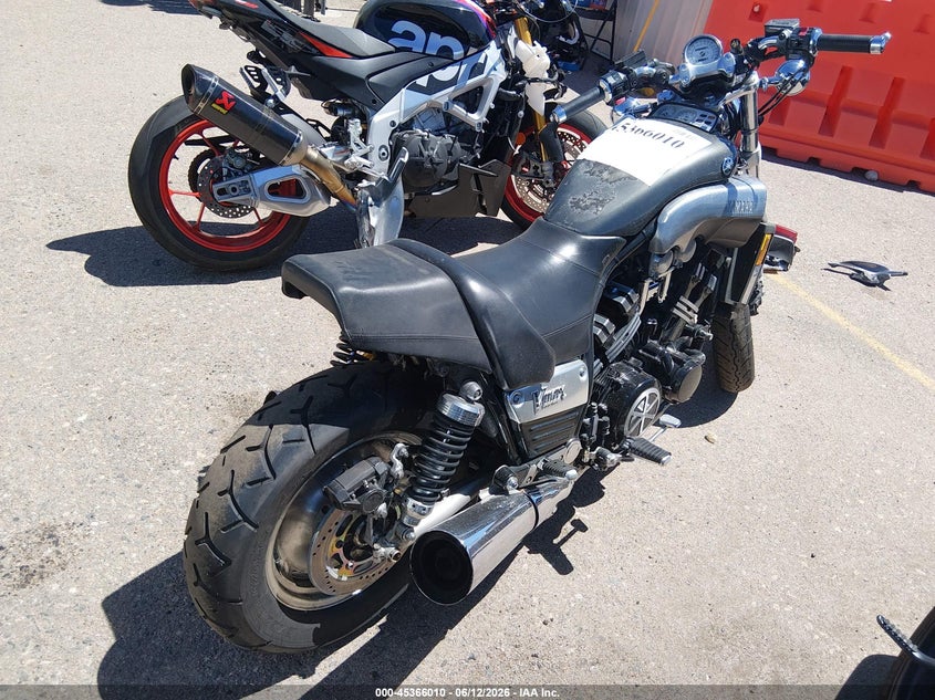 2001 Yamaha VMX12 VIN JYA2WEE031A083055 IAAI salvage auction — LEFT REAR, Salvage (Colorado), sold $75 on 2026-07-21 (photo 4)