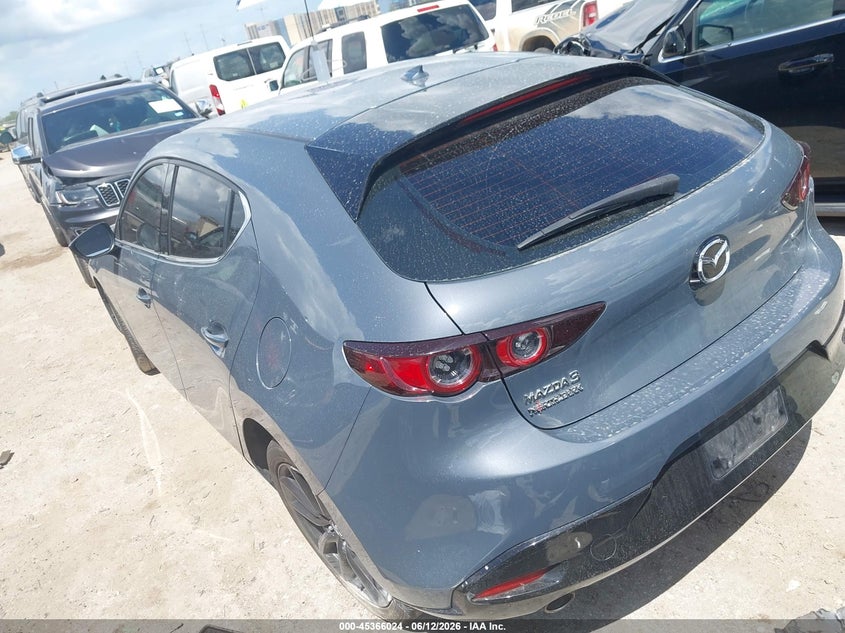 2019 Mazda 3 VIN JM1BPANM0K1131786 IAAI salvage auction — RIGHT SIDE, Original (Texas), sold $3,350 on 2026-07-27 (photo 3)