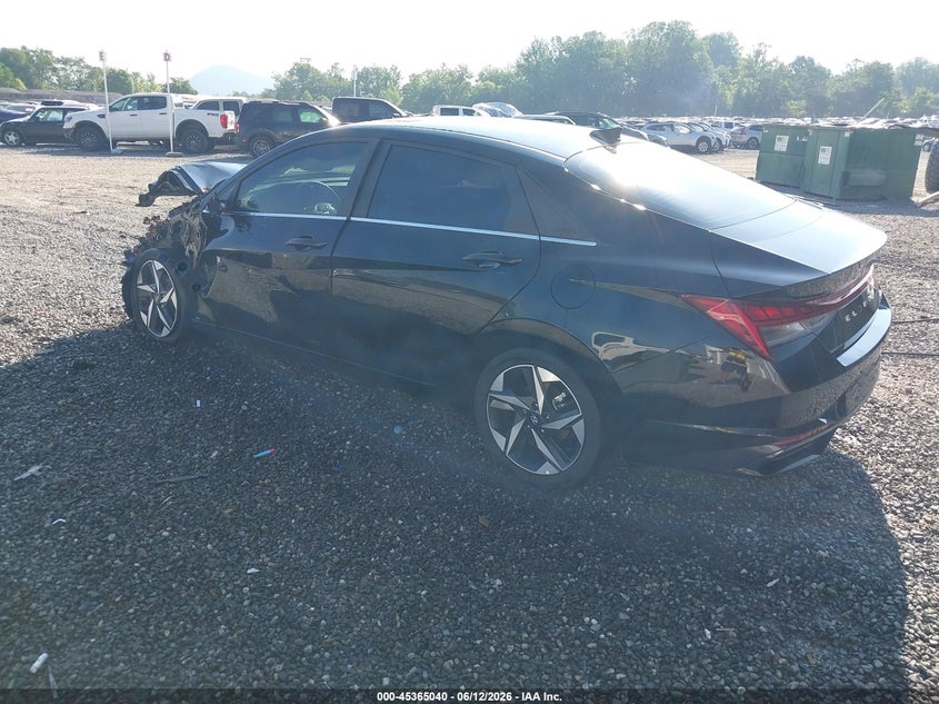 2023 Hyundai Elantra VIN KMHLP4AG9PU475205 IAAI salvage auction — FRONT END, Salvage Non-Reb (South Carolina), sold $1,850 on 2026-08-02 (photo 3)