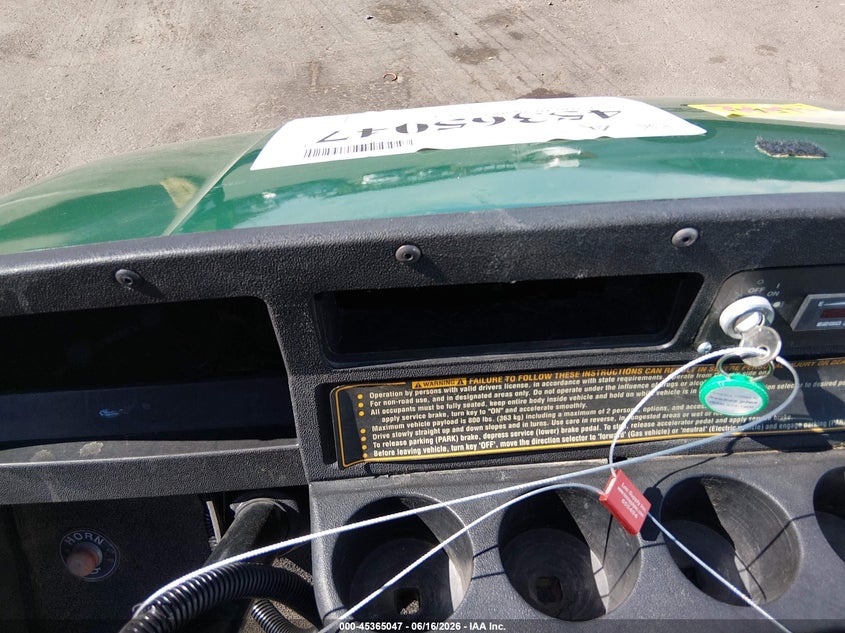 2007 Ez-go Txt VIN 00000000002507368 IAAI salvage auction — SIDE, Salvage (Arizona), sold $25 on 2026-07-07 (photo 7)