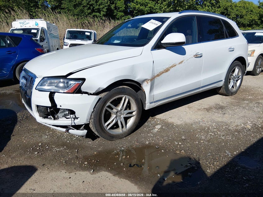 2017 Audi Q5 VIN WA1L2AFPXHA039289 IAAI salvage auction — LEFT FRONT, Salvage - Greater Than 75% (Maryland), sold $2,975 on 2026-07-16 (photo 2)
