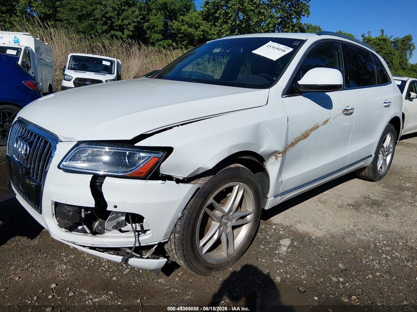 2017 Audi Q5 VIN WA1L2AFPXHA039289 IAAI salvage auction — LEFT FRONT, Salvage - Greater Than 75% (Maryland), sold $2,975 on 2026-07-16 (photo 6)