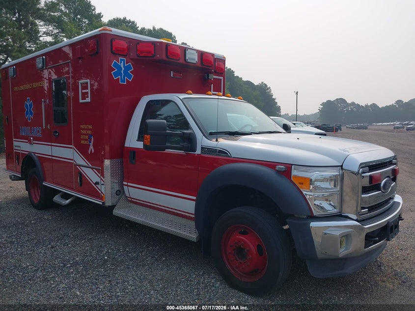 2016 Ford F-450 VIN 1FDUF4GT8GEB44797 IAAI salvage auction — NORMAL WEAR, Sf97 (Virginia), sold $24,400 on 2026-07-22 (photo 1)