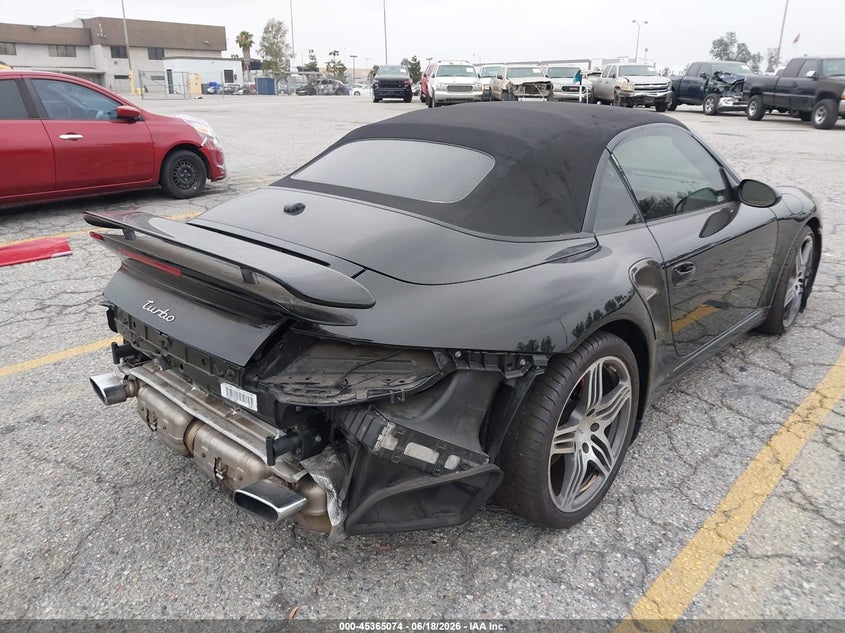 2009 Porsche 911 VIN WP0CD29959S773739 IAAI salvage auction — FRONT & REAR, Salvage (California), sold $39,800 on 2026-08-11 (photo 4)