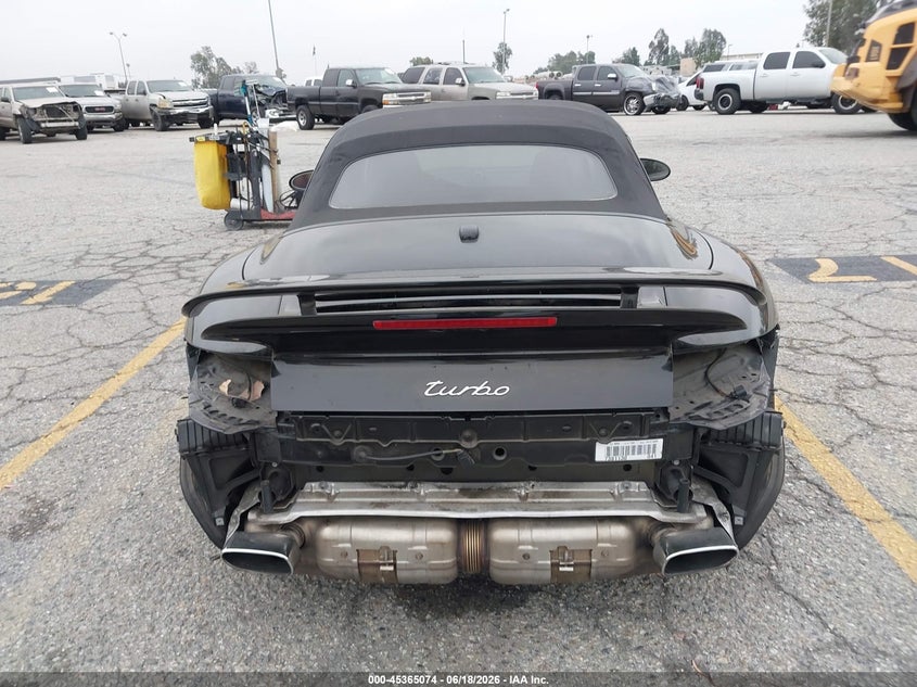 2009 Porsche 911 VIN WP0CD29959S773739 IAAI salvage auction — FRONT & REAR, Salvage (California), sold $39,800 on 2026-08-11 (photo 6)