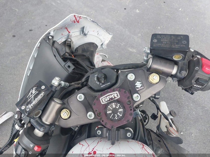 2013 Suzuki Gsx VIN JS1GX72B7D2102188 IAAI salvage auction — FRONT END, Salvage (Missouri), sold $2,250 on 2026-07-14 (photo 7)