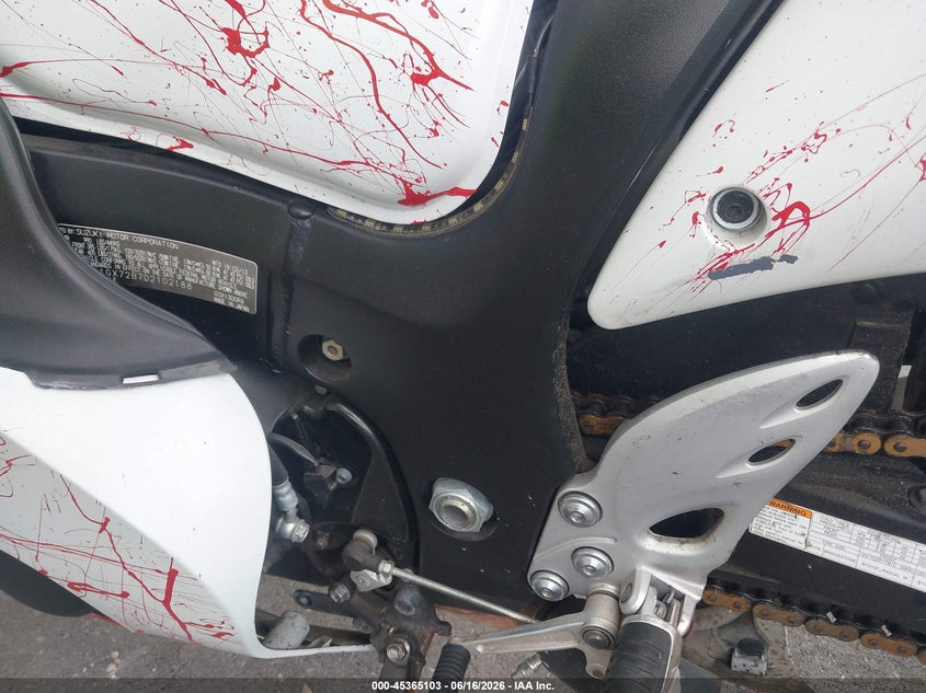 2013 Suzuki Gsx VIN JS1GX72B7D2102188 IAAI salvage auction — FRONT END, Salvage (Missouri), sold $2,250 on 2026-07-14 (photo 9)