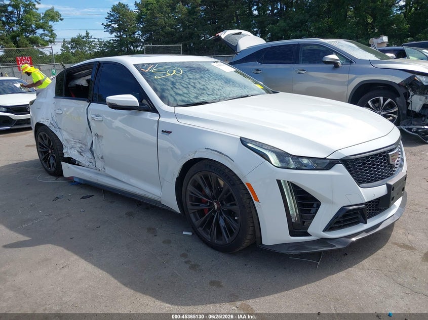 2024 Cadillac Ct5-v VIN 1G6D35R66R0811010 IAAI salvage auction — SIDE, Mv-907A (New York), sold $32,750 on 2026-07-21 (photo 1)