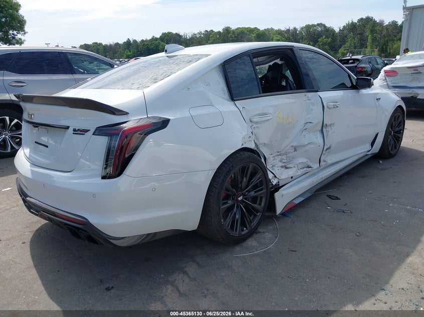 2024 Cadillac Ct5-v VIN 1G6D35R66R0811010 IAAI salvage auction — SIDE, Mv-907A (New York), sold $32,750 on 2026-07-21 (photo 4)