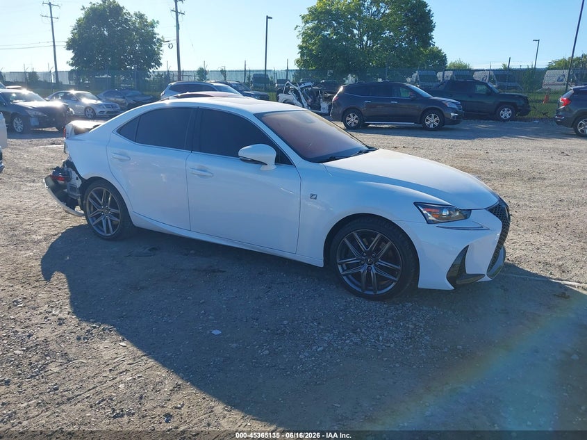 2017 Lexus Is VIN JTHBE1D23H5030277 IAAI salvage auction — REAR END, Salvage Title, sold $6,100 on 2026-07-24 (photo 1)