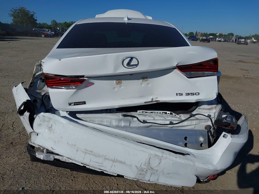2017 Lexus Is VIN JTHBE1D23H5030277 IAAI salvage auction — REAR END, Salvage Title, sold $5,300 on 2026-07-22 (photo 6)