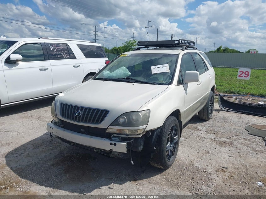 2000 Lexus Rx 300 VIN JT6GF10U5Y0074538 IAAI salvage auction — FRONT END, Salvage (Texas), sold $475 on 2026-07-13 (photo 2)