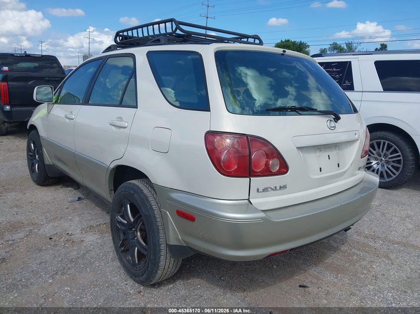 2000 Lexus Rx 300 VIN JT6GF10U5Y0074538 IAAI salvage auction — FRONT END, Salvage (Texas), sold $475 on 2026-07-13 (photo 3)