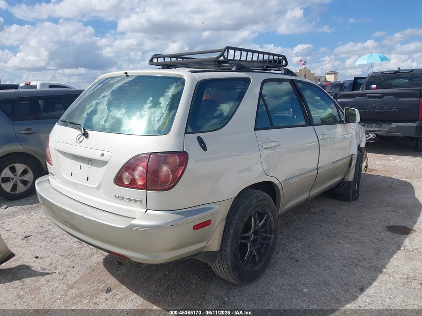 2000 Lexus Rx 300 VIN JT6GF10U5Y0074538 IAAI salvage auction — FRONT END, Salvage (Texas), sold $475 on 2026-07-13 (photo 4)
