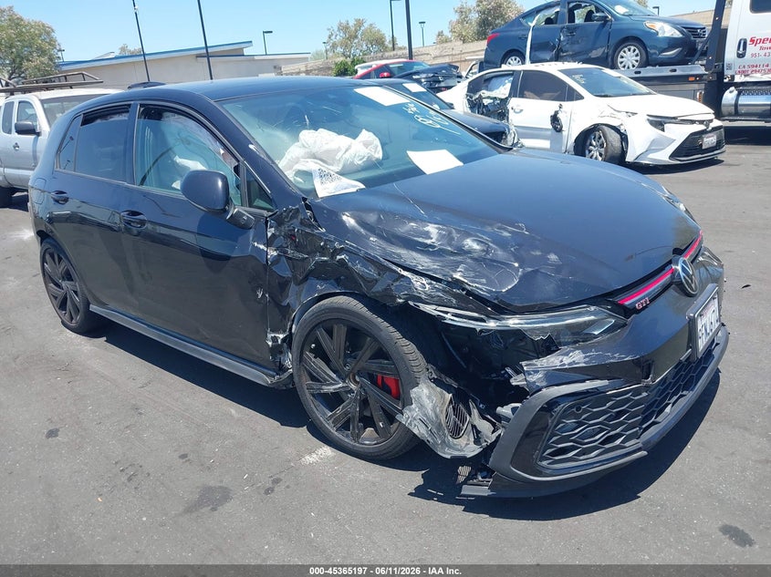 2023 Volkswagen Golf gti VIN WVW3A7CDXPW145670 IAAI salvage auction — FRONT END, Wait Title, sold $5,450 on 2026-07-31 (photo 1)