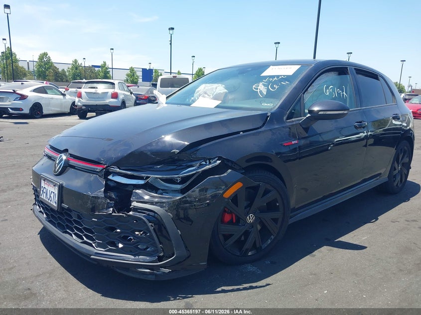 2023 Volkswagen Golf gti VIN WVW3A7CDXPW145670 IAAI salvage auction — FRONT END, Wait Title, sold $5,450 on 2026-07-31 (photo 6)