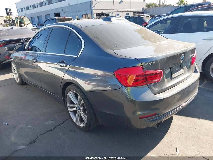 2018 BMW 3er VIN WBA8E5C57JA507446 IAAI salvage auction — FRONT END, Salvage Title, sold $3,175 on 2026-07-15 (photo 3)