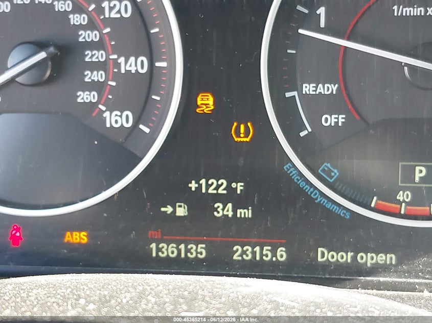 2018 BMW 3er VIN WBA8E5C57JA507446 IAAI salvage auction — FRONT END, Salvage Title, sold $3,175 on 2026-07-15 (photo 7)