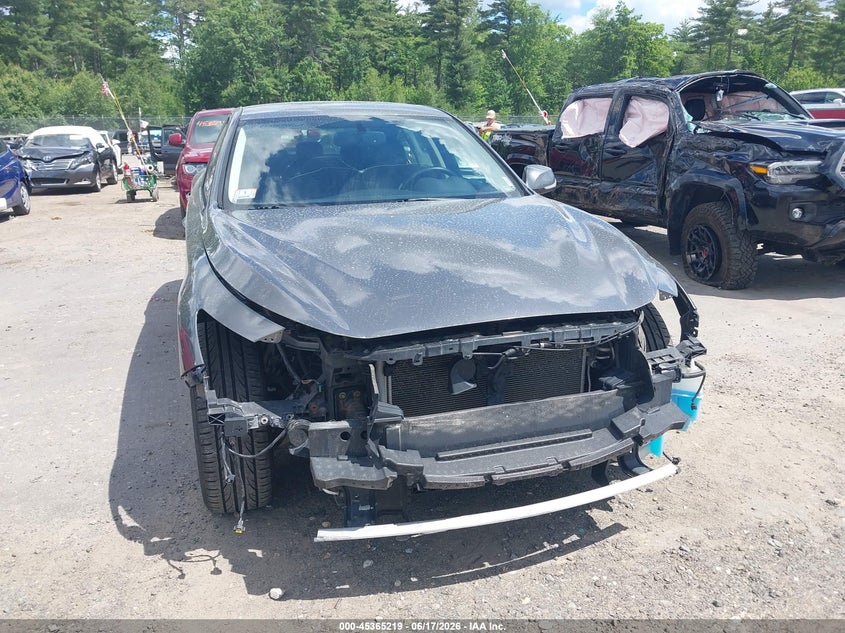 2015 Infiniti Q50 VIN JN1BV7AR4FM398530 IAAI salvage auction — FRONT & REAR, Clear (Massachusetts), sold $1,875 on 2026-07-17 (photo 6)