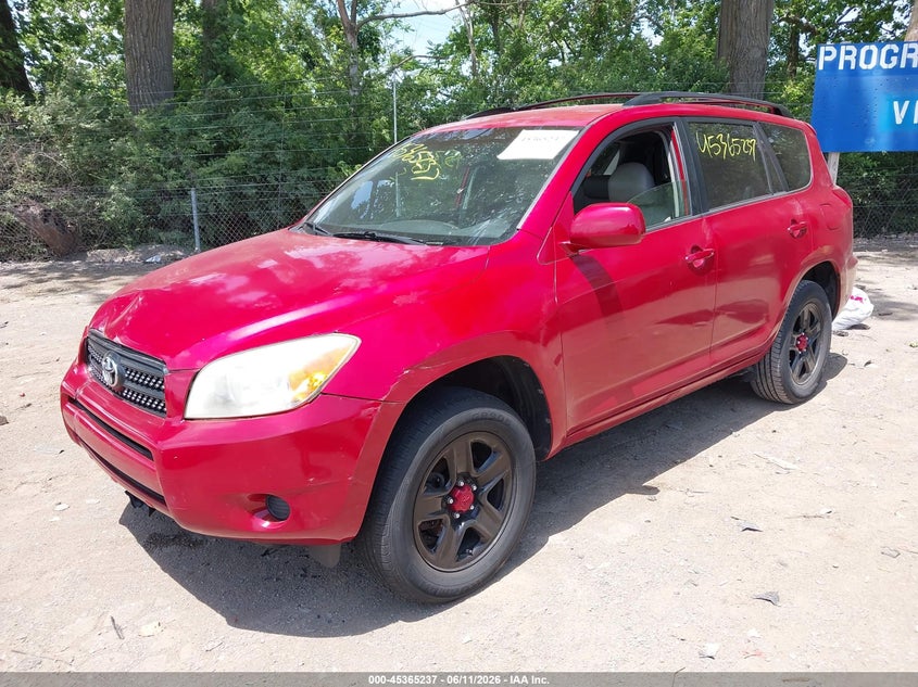 2008 Toyota Rav4 VIN JTMBD35V485199894 IAAI salvage auction — FRONT END, Clear (Indiana), sold $250 on 2026-07-15 (photo 2)
