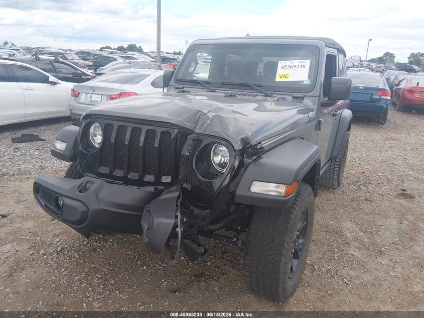 2022 Jeep Wrangler / VIN 1C4GJXAG0NW166913 IAAI salvage auction — LEFT FRONT, Salvage (Pennsylvania), sold $9,000 on 2026-07-29 (photo 6)