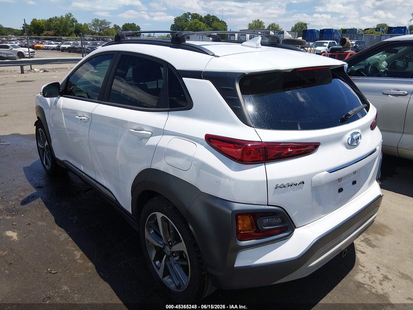 2021 Hyundai Kona VIN KM8K53A57MU732528 IAAI salvage auction — FRONT END, Salvage (North Carolina), sold $3,600 on 2026-07-20 (photo 3)