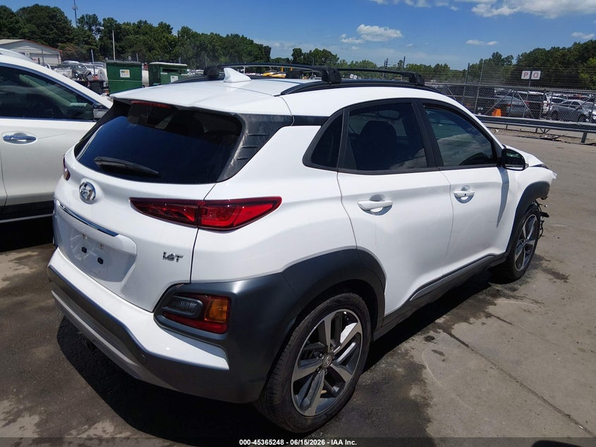 2021 Hyundai Kona VIN KM8K53A57MU732528 IAAI salvage auction — FRONT END, Salvage (North Carolina), sold $3,600 on 2026-07-20 (photo 4)