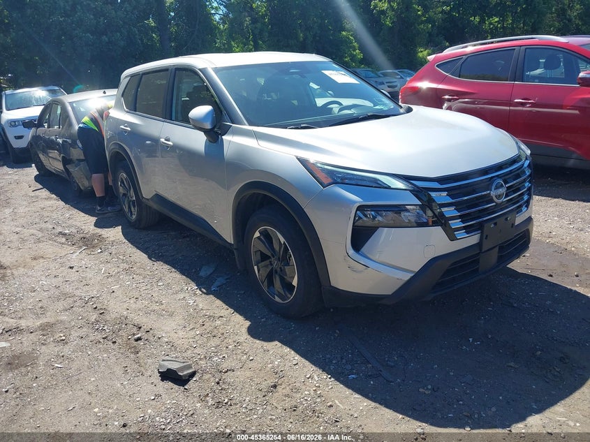 2024 Nissan Rogue VIN JN8BT3BB3RW437988 IAAI salvage auction — WATER/FLOOD, Mv-907A (New York), sold $10,100 on 2026-07-14 (photo 1)