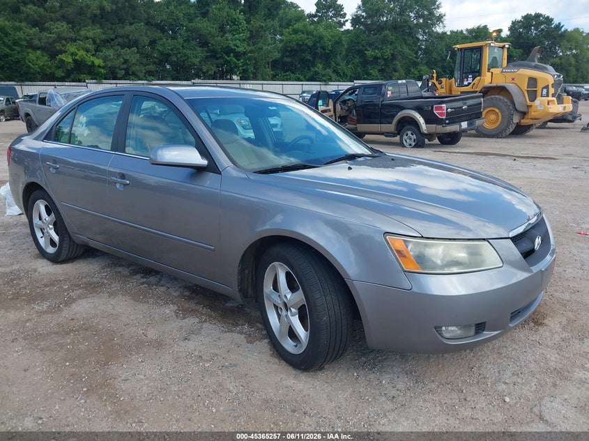 2006 Hyundai Sonata VIN 5NPEU46F86H044403 IAAI salvage auction — FRONT END, Original (Texas), sold $400 on 2026-07-16 (photo 1)