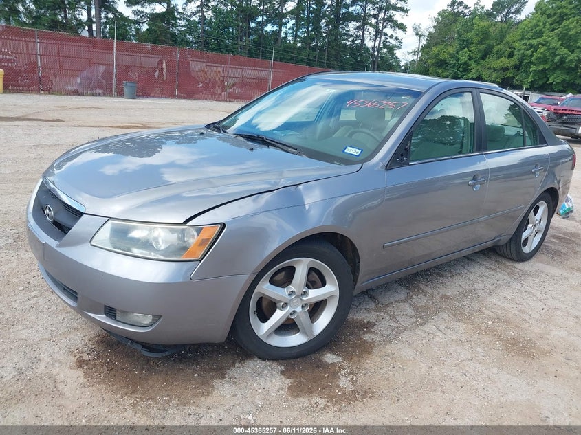 2006 Hyundai Sonata VIN 5NPEU46F86H044403 IAAI salvage auction — FRONT END, Original (Texas), sold $400 on 2026-07-16 (photo 2)