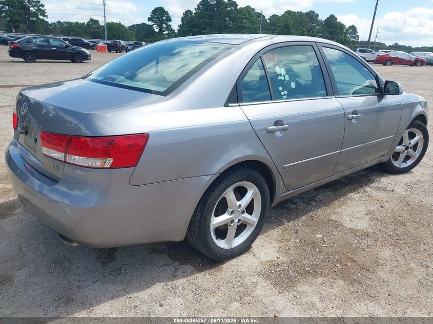 2006 Hyundai Sonata VIN 5NPEU46F86H044403 IAAI salvage auction — FRONT END, Original (Texas), sold $400 on 2026-07-16 (photo 4)