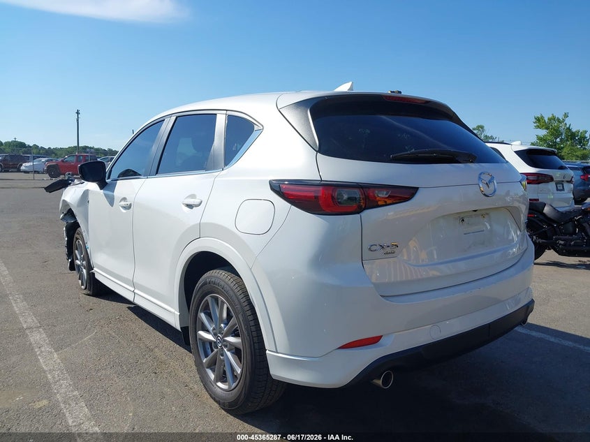 2024 Mazda Cx-5 VIN JM3KFBBL7R0536099 IAAI salvage auction — FRONT & REAR, Salvage (New Jersey), sold $6,000 on 2026-08-31 (photo 3)