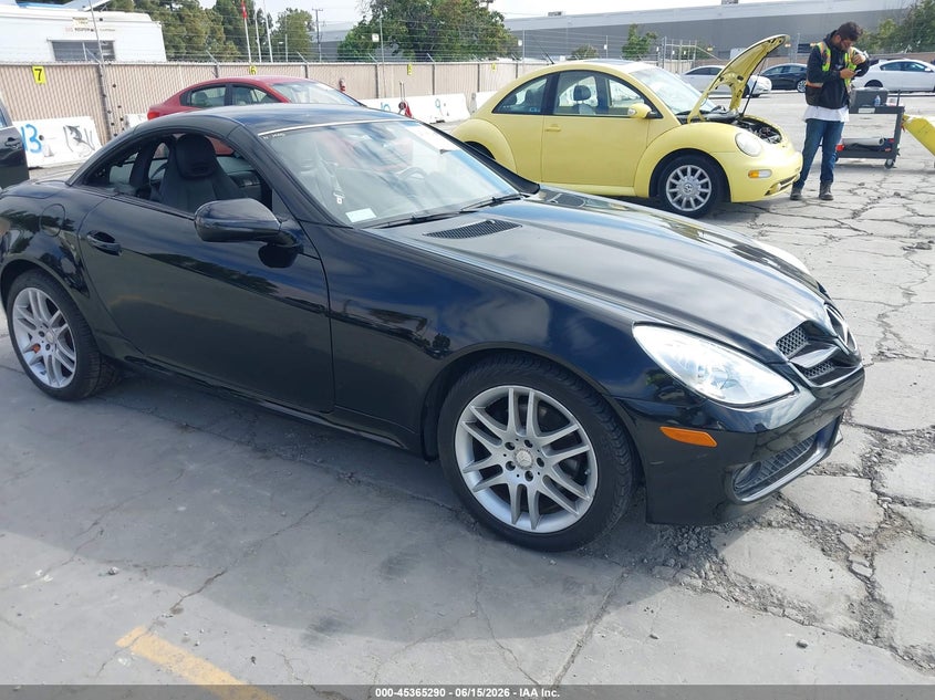 2009 Mercedes-benz Slk-class VIN WDBWK54F09F192528 IAAI salvage auction — RIGHT SIDE, Salvage (California), sold $2,525 on 2026-07-13 (photo 1)