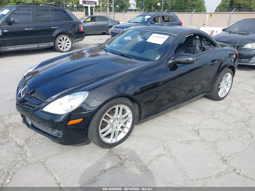 2009 Mercedes-benz Slk-class VIN WDBWK54F09F192528 IAAI salvage auction — RIGHT SIDE, Salvage (California), sold $2,525 on 2026-07-13 (photo 2)