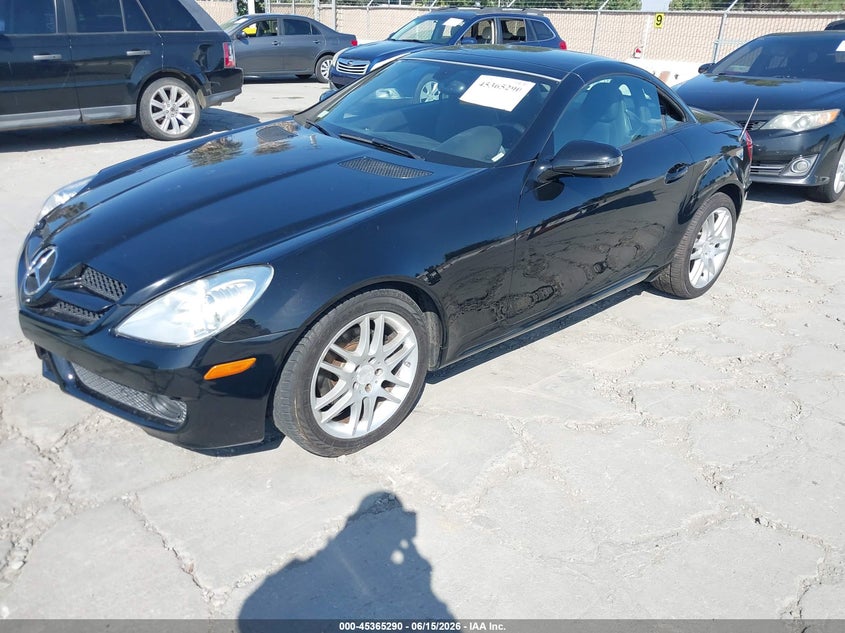 2009 Mercedes-benz Slk-class VIN WDBWK54F09F192528 IAAI salvage auction — RIGHT SIDE, Salvage (California), sold $2,525 on 2026-07-13 (photo 6)