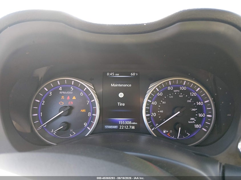 2015 Infiniti Q50 VIN JN1BV7AR1FM405420 IAAI salvage auction — REAR END, Salvage (Illinois), sold $1,500 on 2026-07-22 (photo 7)