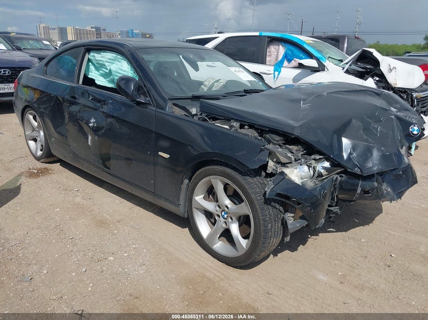 2010 BMW 3 series VIN WBAWB7C58AP048520 IAAI salvage auction — FRONT & REAR, Salvage (Texas), sold $550 on 2026-07-29 (photo 1)