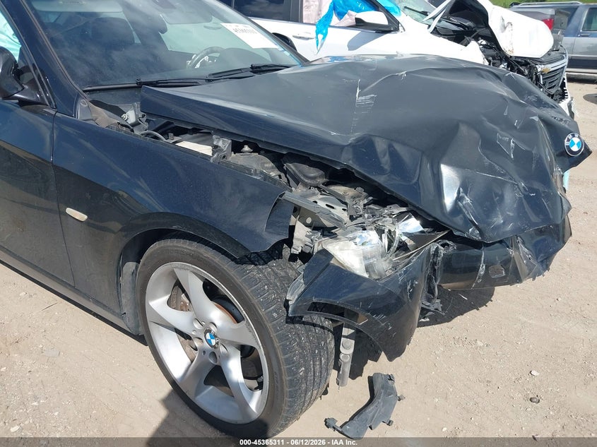 2010 BMW 3 series VIN WBAWB7C58AP048520 IAAI salvage auction — FRONT & REAR, Salvage (Texas), sold $550 on 2026-07-29 (photo 6)