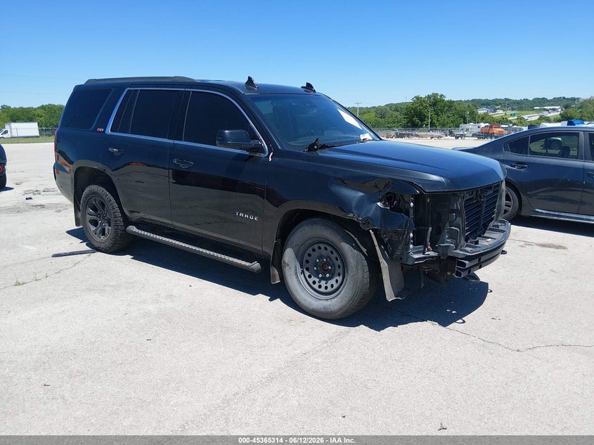 2019 Chevrolet Tahoe VIN 1GNSKBKCXKR131979 IAAI salvage auction — FRONT END, Salvage (Missouri), sold $8,300 on 2026-07-30 (photo 1)
