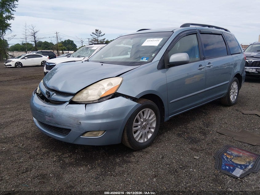 2008 Toyota Sienna VIN 5TDZK22C28S224819 IAAI salvage auction — FRONT END, Salvage (New Jersey), sold $775 on 2026-07-29 (photo 2)