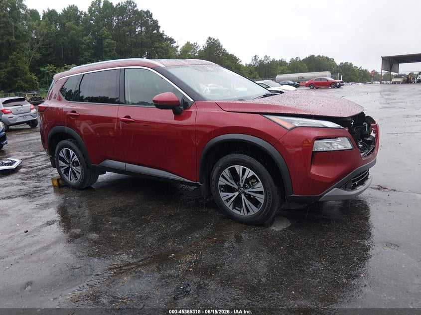 2021 Nissan Rogue VIN JN8AT3BA9MW022718 IAAI salvage auction — FRONT END, Salvage (Mississippi), sold $5,575 on 2026-07-22 (photo 1)