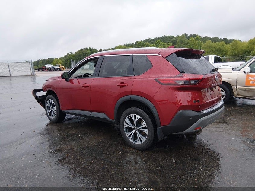 2021 Nissan Rogue VIN JN8AT3BA9MW022718 IAAI salvage auction — FRONT END, Salvage (Mississippi), sold $5,575 on 2026-07-22 (photo 3)