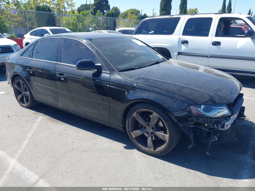 2011 Audi A4 VIN WAUEFAFL5BN030349 IAAI salvage auction — FRONT END, Salvage (California), sold $675 on 2026-07-30 (photo 1)