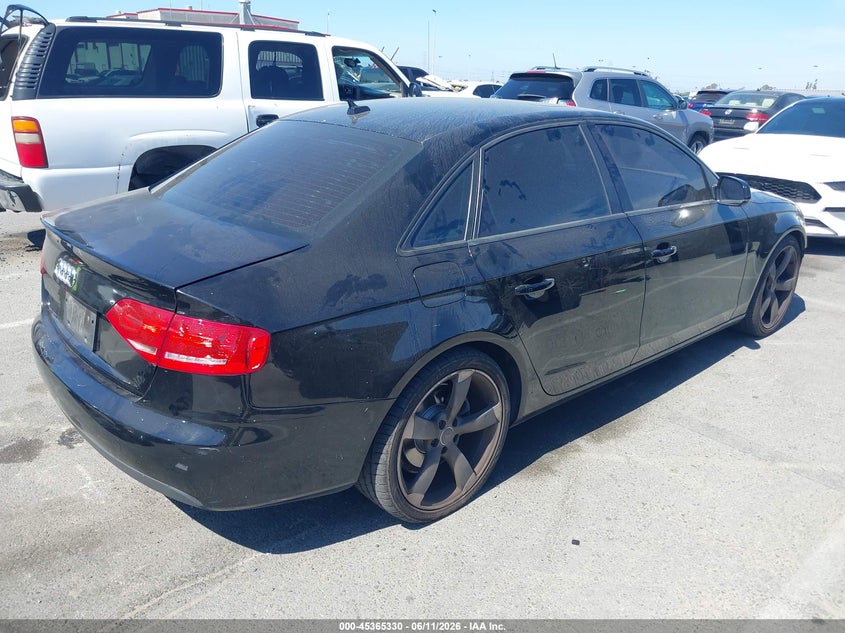 2011 Audi A4 VIN WAUEFAFL5BN030349 IAAI salvage auction — FRONT END, Salvage (California), sold $675 on 2026-07-30 (photo 4)