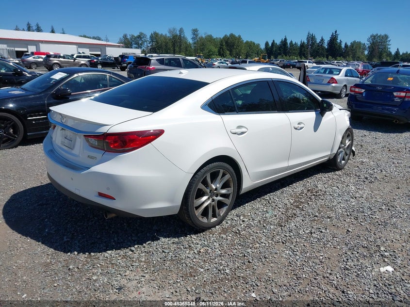 2014 Mazda VIN JM1GJ1W69E1134603 IAAI salvage auction — RIGHT FRONT, Bill Of Sale (Washington), sold $700 on 2026-07-08 (photo 4)